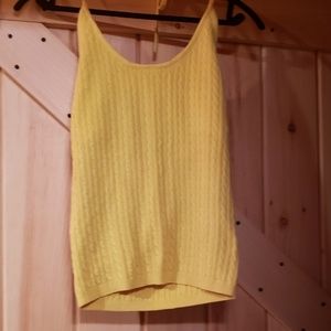 Gap size M cable sweater halter top